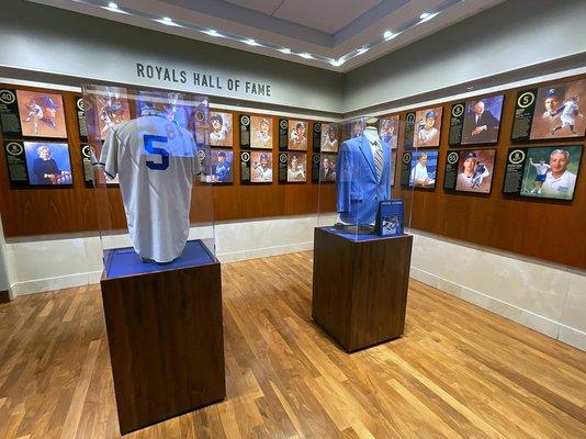 The Royals Hall of Fame Members at the Royals Hall of Fame