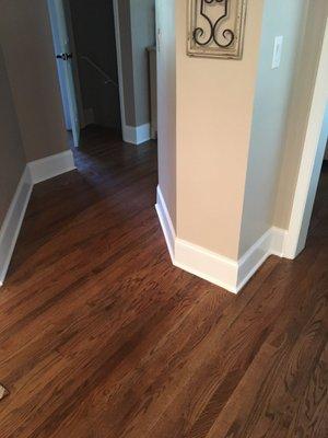 Hallway refinished