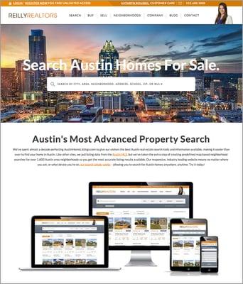 At Reilly Realtors, we embrace today's fast paced digital world by providing best in class Austin Home Search tools and area information, te