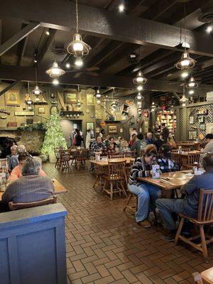 Patrons waiting for their Turkey dinner meals for the last hour or so