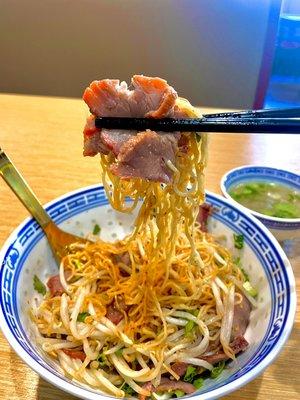 BBQ pork noodles