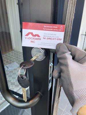 High security Mul-T-lock installation