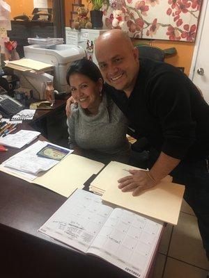 Here at Mi oficina doing my taxes for the 20th year, thanks Jessica for everything you do?