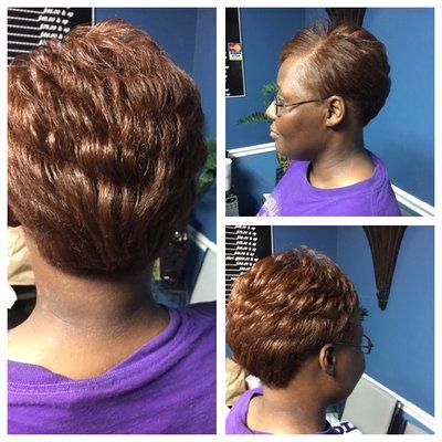 Short style with color