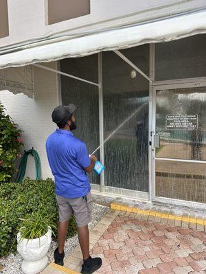 Window cleaning