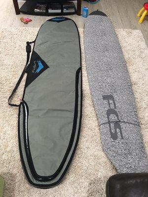 Flight daybag and 9' boardsock.