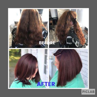 Beautiful change with some fall color pop!