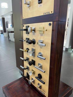 Great selection of hinges and door accessories!