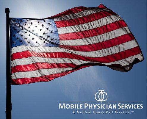 A salute to our veterans. With gratitude for your service to America.