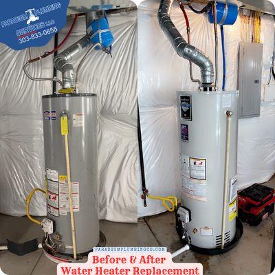 Our water heater replacements include Bradford White water heater, pan that's piped to nearest drain, new supply lines & more. Call today!