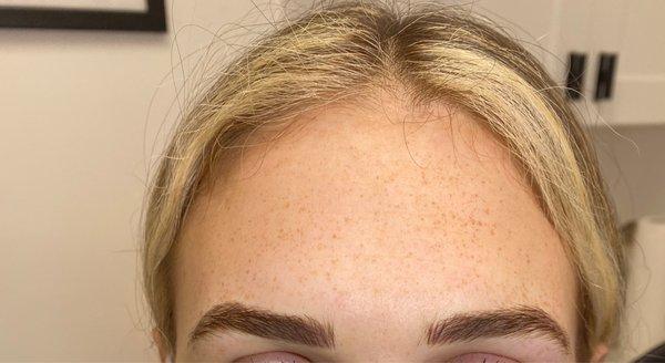 Microblading color boost