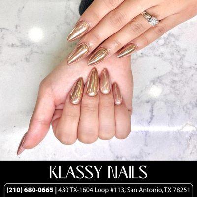 Looking for a nail salon that doesn't use those harmful products? Visit Klassy Nails Salon and experience the difference! 
We use only t