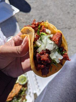 Chorizo Taco!