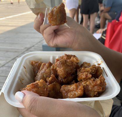 Small Popcorn Chicken (honey soy)