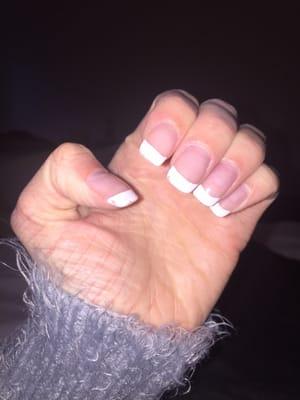 I just got my nails today & they are already ruined.