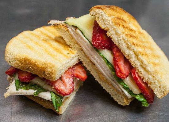 Berry Basil Turkey Sandwich