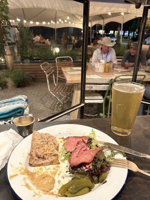 Beef Tongue Pastrami -the bread was amazing!