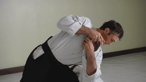 rokyo--the sixth pinning technique and a powerful defense against a knife attack