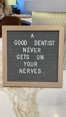 Dental humor