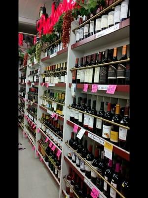 Vast selection of your favorite wines