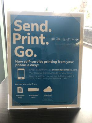 Print & go instructions