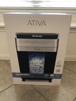 Bought Mrs. Texas a new shredder