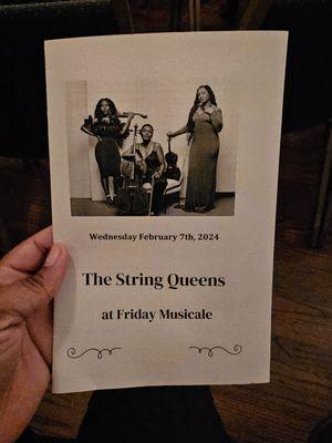 String Queens concert