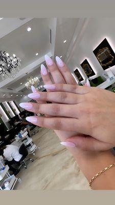 Hard gel nails