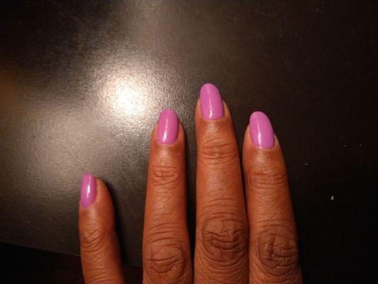 Gel nails pretty color