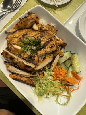 Grilled chicken rice bowl