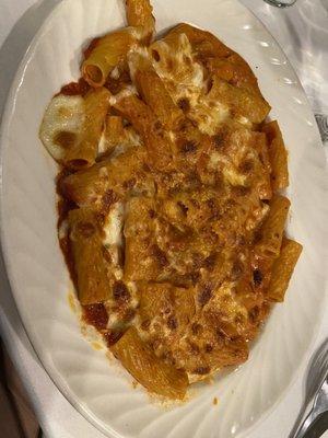 Baked pasta with palomino sauce