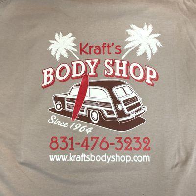 T-shirts for Kraft's body shop 60th anniversary!