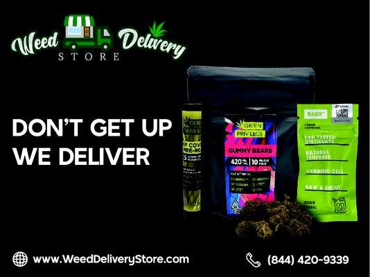 We sell high-quality buds, oils, edibles (including CBD), and more. We have the most comprehensive selection of weed in the industry.