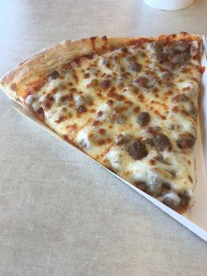 Hamburger Pizza Slice $1.49 each