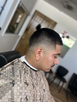 Mid skin drop fade