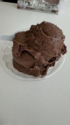 Choc cake batter