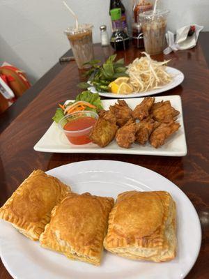 Pastry and wontons