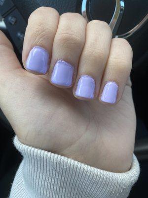 uneven gel, bubbles in gel, gel crosses over cuticles