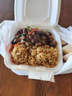 Steak hibachi!