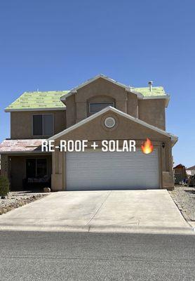 Re-roof+Solar!