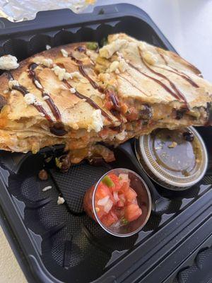 Mediterranean Jerk Chicken Quesadilla