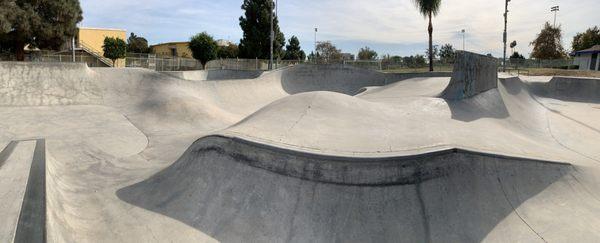 My favorite lunch spot for fun skateboarding sessions!