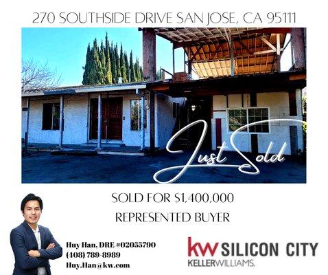 JUST SOLD! 

270 Southside Dr
San Jose, CA 95111