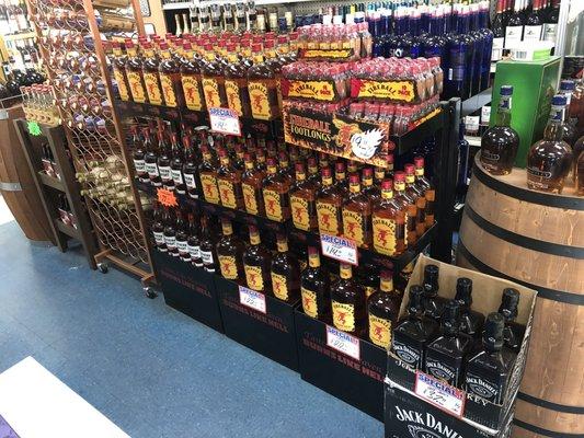 Big fireball sale at lucky 7 And they also got prop 12 whiskey yea yea