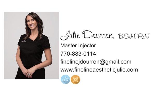 Come to a Master Injector, go see Julie Dourron