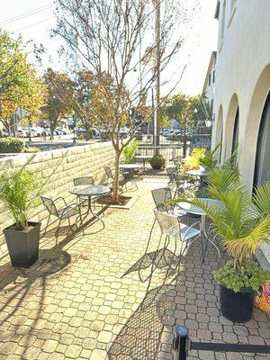 Outdoor patio.