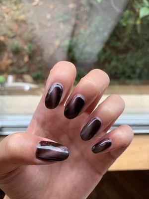 Gel nails magnet design