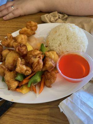 Sweet-and-sour chicken