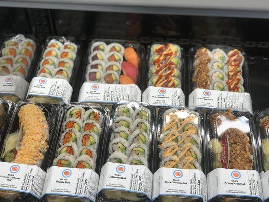 Grab and go sushi