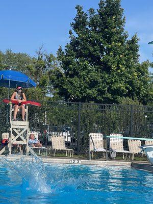 Life guard on duty